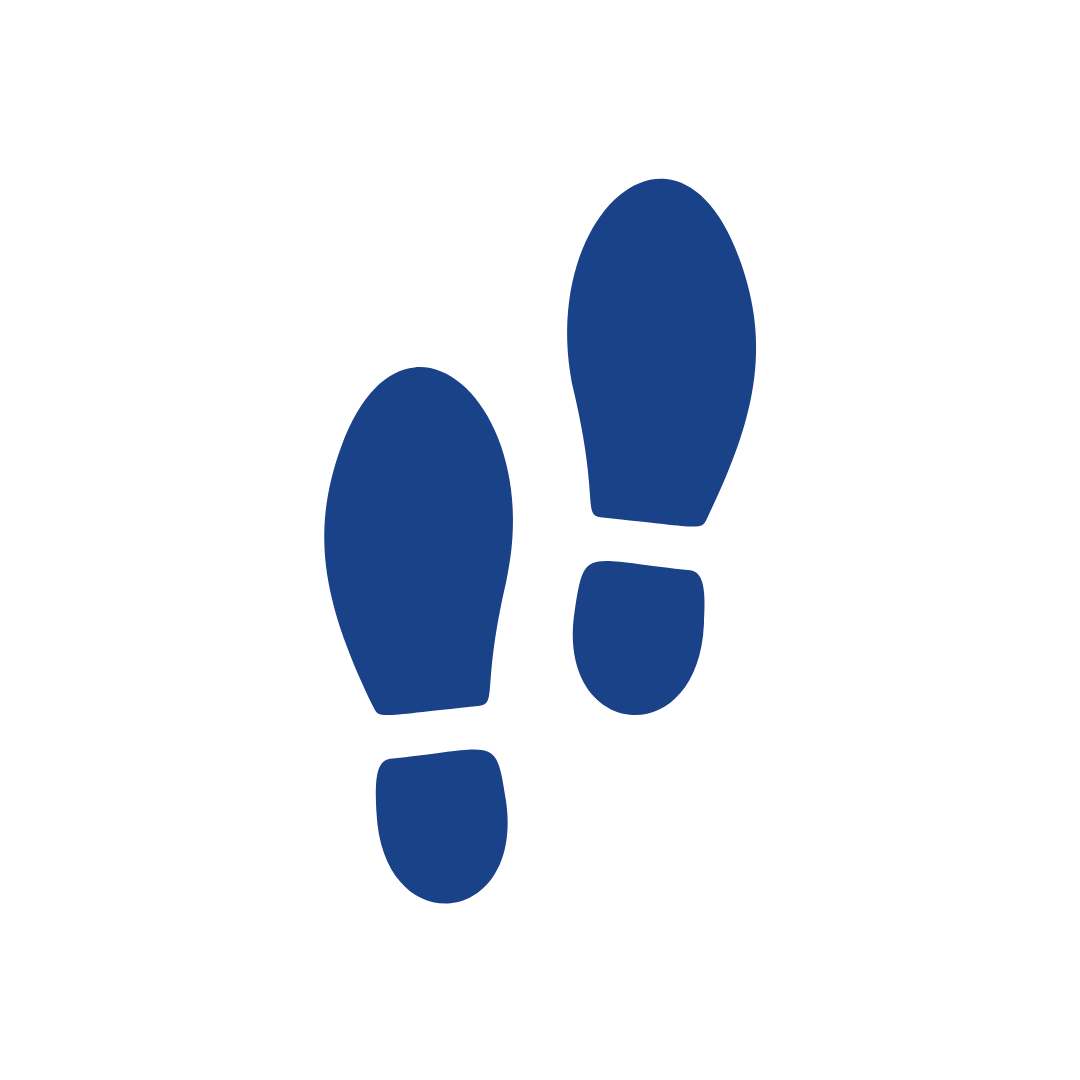 Icon of footsteps